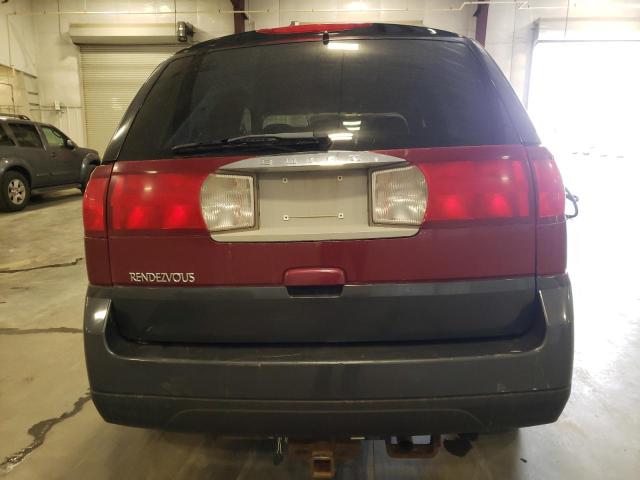 3G5DA03E05S548173 - 2005 BUICK RENDEZVOUS CX BURGUNDY photo 6