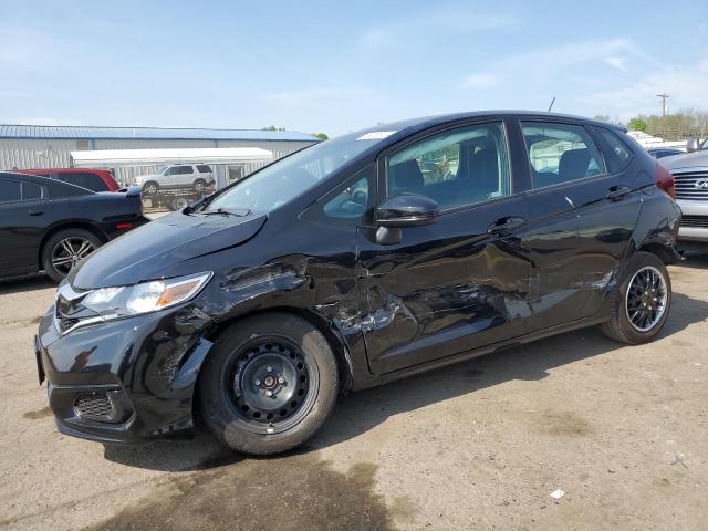 3HGGK5H4XKM716435 - 2019 HONDA FIT LX BLACK photo 1