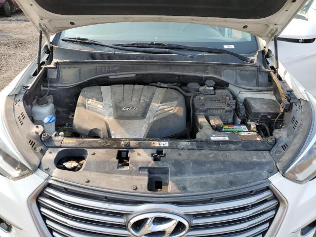 KM8SMDHF9HU177627 - 2017 HYUNDAI SANTA FE SE WHITE photo 12