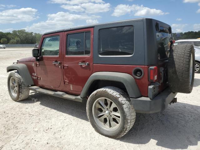 1J4GA39108L573168 - 2008 JEEP WRANGLER U X BURGUNDY photo 2