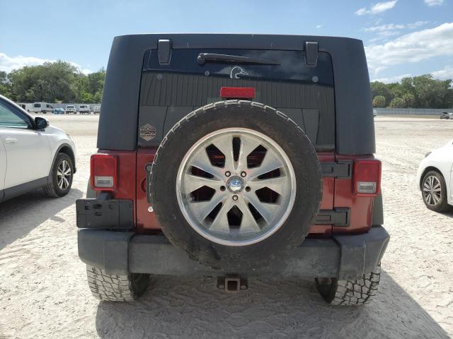 1J4GA39108L573168 - 2008 JEEP WRANGLER U X BURGUNDY photo 6