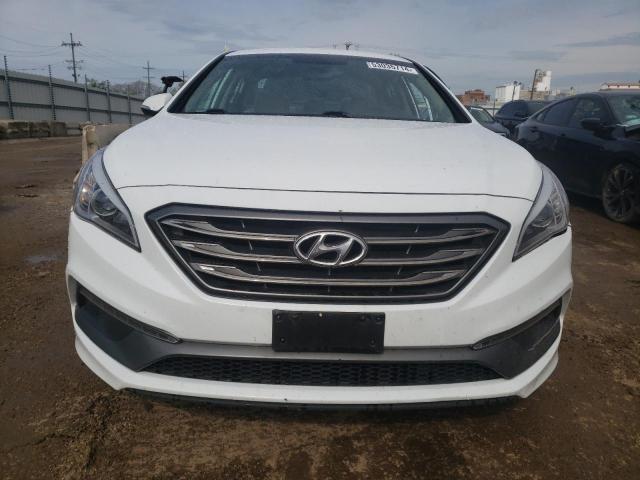 5NPE34AF0FH157787 - 2015 HYUNDAI SONATA SPORT WHITE photo 5