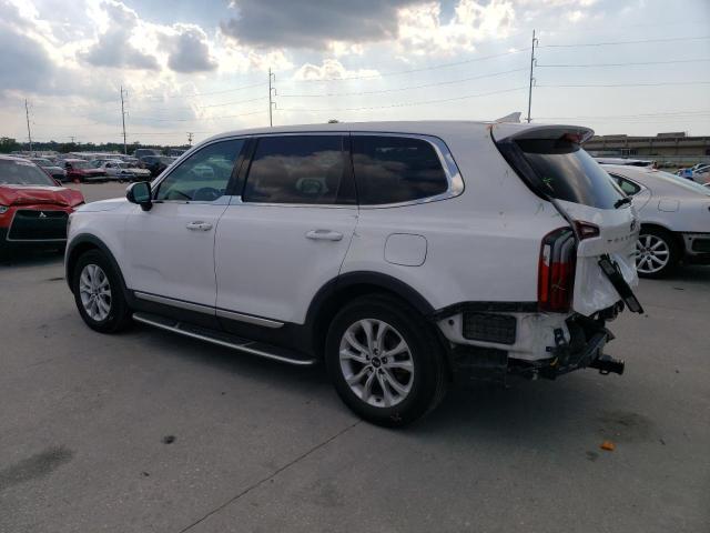 5XYP2DHCXMG124873 - 2021 KIA TELLURIDE LX WHITE photo 2