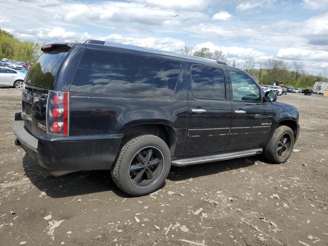 1GKFK66867J284313 - 2007 GMC YUKON XL DENALI BLACK photo 3