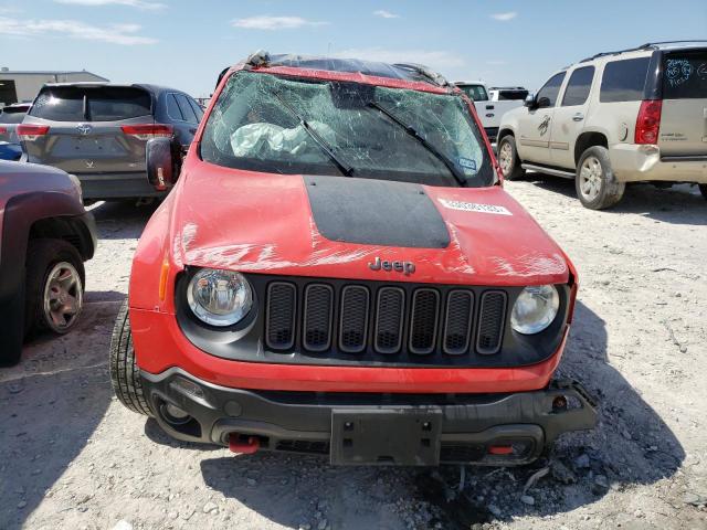 ZACCJBCT0FPB67937 - 2015 JEEP RENEGADE TRAILHAWK RED photo 5