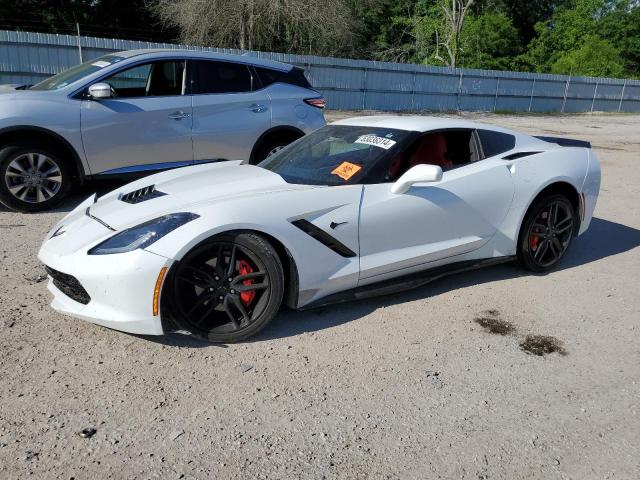 1G1YB2D75J5103878 - 2018 CHEVROLET CORVETTE STINGRAY 1LT WHITE photo 1
