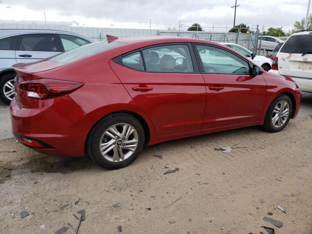 KMHD84LF5KU791392 - 2019 HYUNDAI ELANTRA SEL RED photo 3