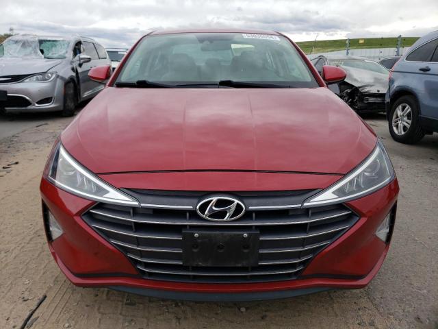 KMHD84LF5KU791392 - 2019 HYUNDAI ELANTRA SEL RED photo 5