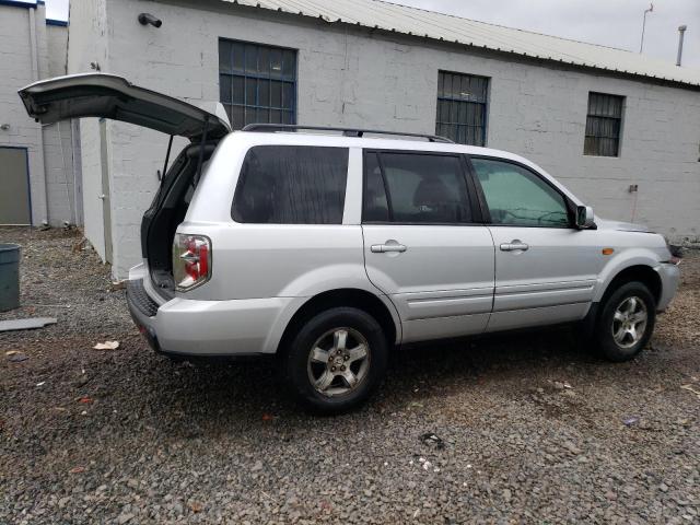 5FNYF18487B030129 - 2007 HONDA PILOT EX SILVER photo 3