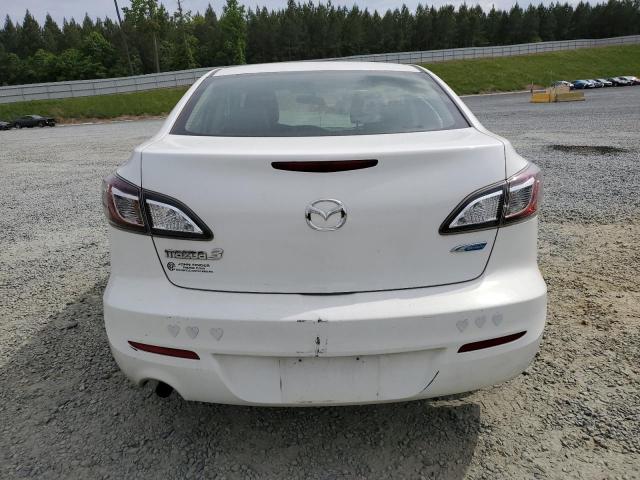 JM1BL1U77D1788448 - 2013 MAZDA 3 I WHITE photo 6