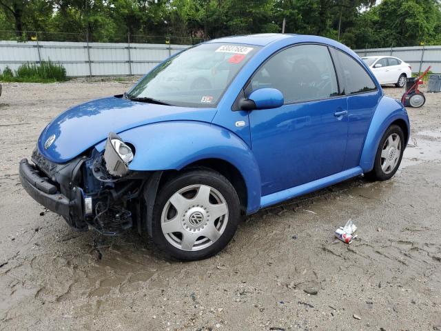 3VWDD21C11M413891 - 2001 VOLKSWAGEN NEW BEETLE GLX 蓝色 照片 1