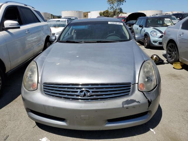 JNKCV54E44M800329 - 2004 INFINITI G35 GRAY photo 5