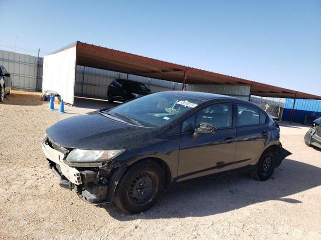 2HGFB2F54EH526526 - 2014 HONDA CIVIC LX BLACK photo 1