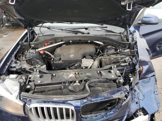 5UXWX9C54F0D59959 - 2015 BMW X3 XDRIVE28I BLUE photo 12