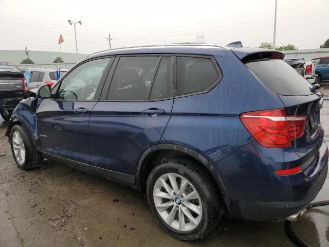 5UXWX9C54F0D59959 - 2015 BMW X3 XDRIVE28I BLUE photo 2