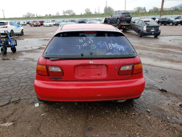 2HGEH2373PH508229 - 1993 HONDA CIVIC VX SILVER photo 6