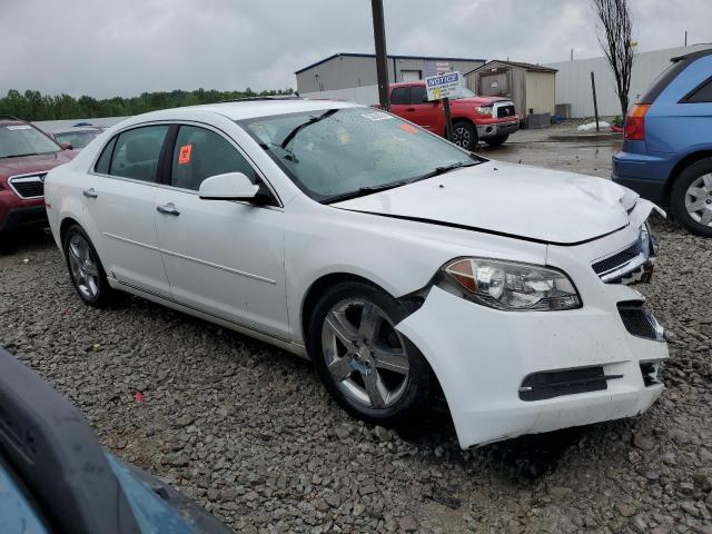 1G1ZF5E70CF206437 - 2012 CHEVROLET MALIBU 3LT WHITE photo 4