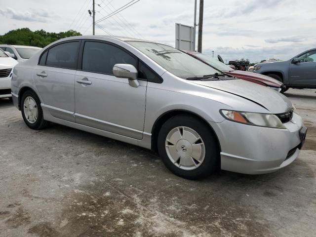 JHMFA36278S004854 - 2008 HONDA CIVIC HYBRID SILVER photo 4