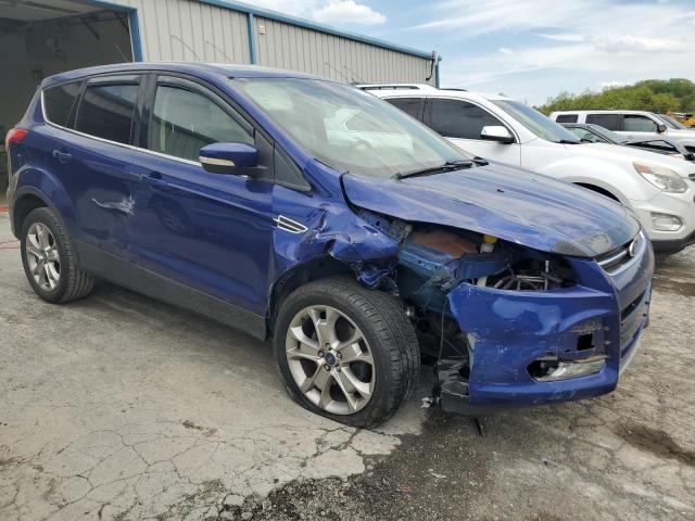 1FMCU9H96DUA60268 - 2013 FORD ESCAPE SEL BLUE photo 4