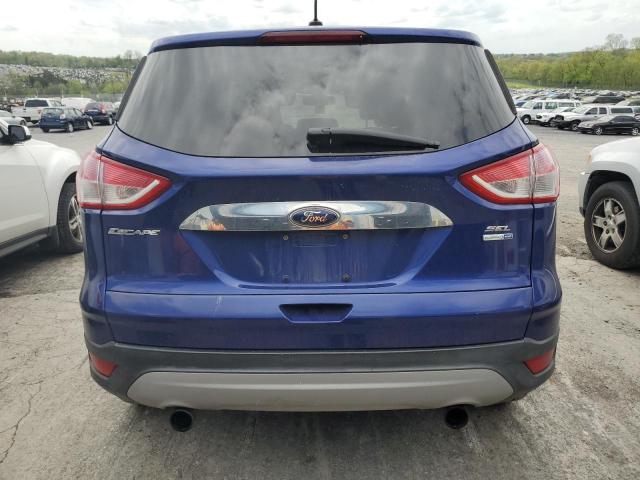 1FMCU9H96DUA60268 - 2013 FORD ESCAPE SEL BLUE photo 6