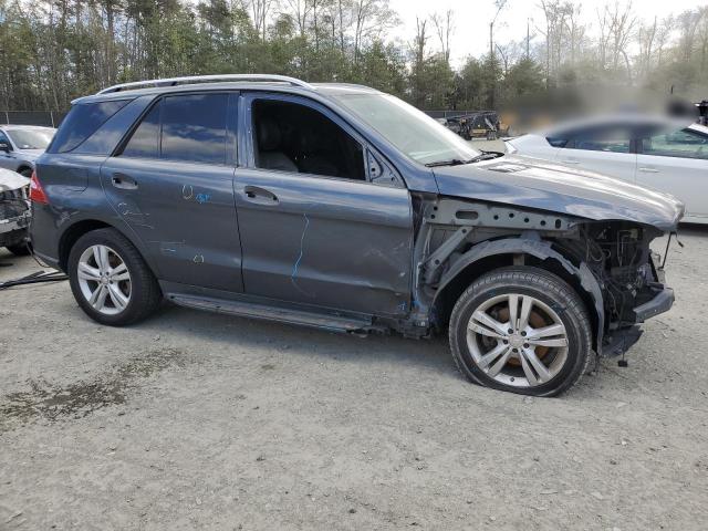 4JGDA5HB4FA461363 - 2015 MERCEDES-BENZ ML 350 4MATIC GRAY photo 4