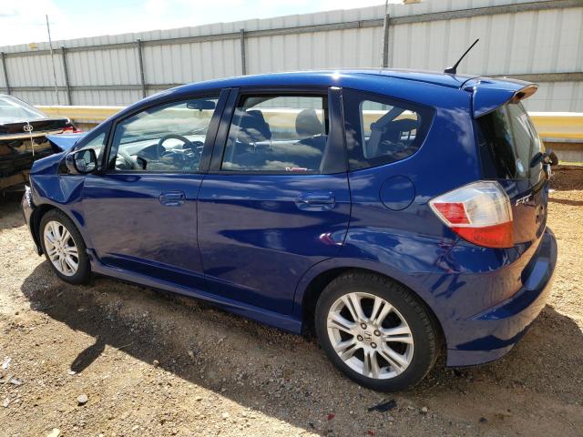 JHMGE8G42AS015451 - 2010 HONDA FIT SPORT BLUE photo 2