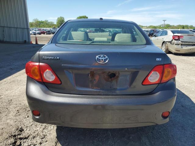 JTDBL40E599027934 - 2009 TOYOTA COROLLA BASE GRAY photo 6