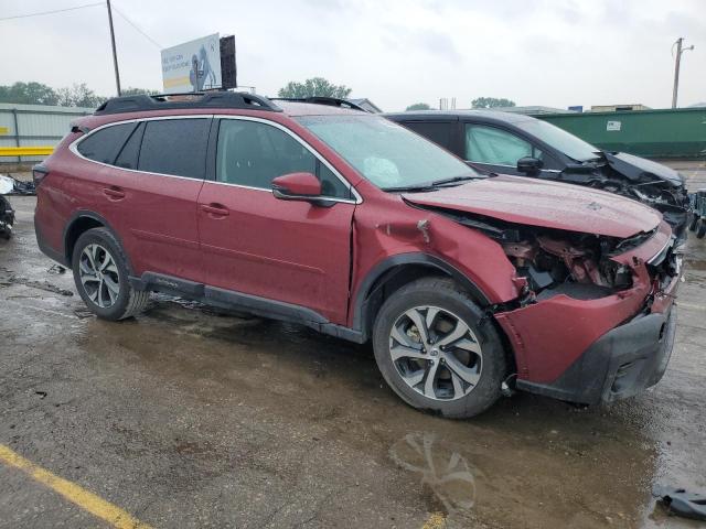 4S4BTAMC5N3138239 - 2022 SUBARU OUTBACK LIMITED RED photo 4