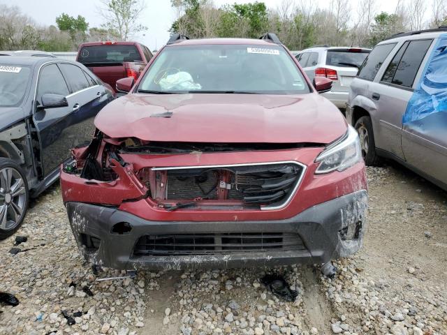 4S4BTAMC5N3138239 - 2022 SUBARU OUTBACK LIMITED RED photo 5