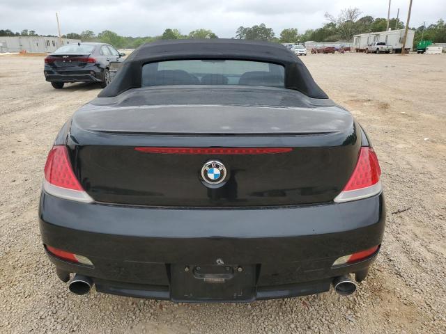 WBAEK73424B322248 - 2004 BMW 645 CI AUTOMATIC BLACK photo 6