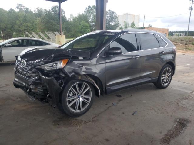 2FMPK3K96KBC05177 - 2019 FORD EDGE TITANIUM GRAY photo 1