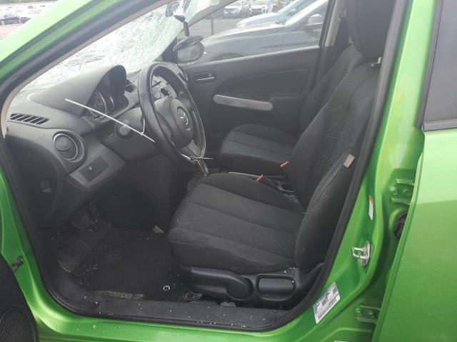 JM1DE1HZ4B0110368 - 2011 MAZDA MAZDA2 GREEN photo 7