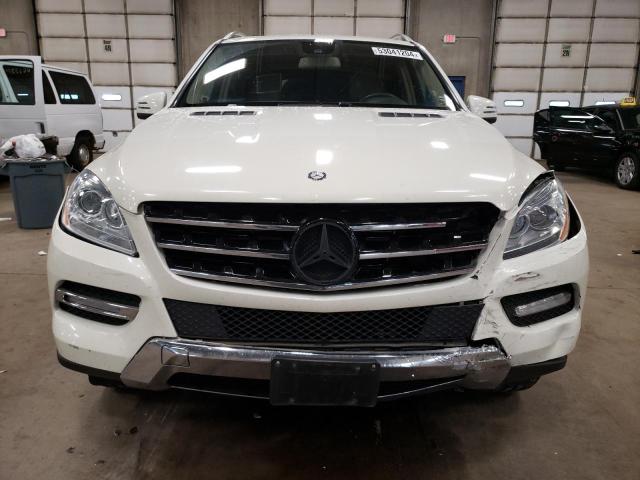 4JGDA5HB0CA085143 - 2012 MERCEDES-BENZ ML 350 4MATIC WHITE photo 5