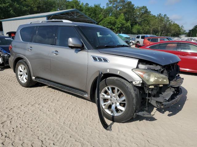 JN8AZ2NF1B9502909 - 2011 INFINITI QX56 GRAY photo 4