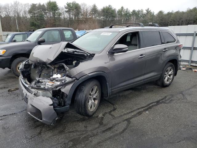 5TDJKRFHXES037657 - 2014 TOYOTA HIGHLANDER XLE GRAY photo 1