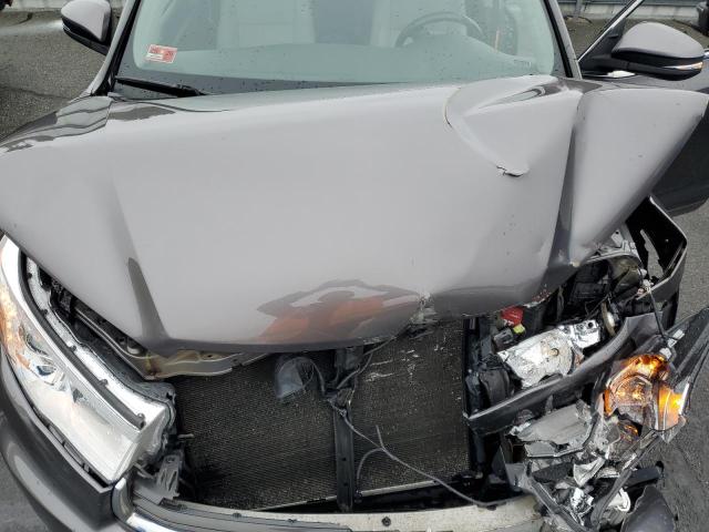 5TDJKRFHXES037657 - 2014 TOYOTA HIGHLANDER XLE GRAY photo 12