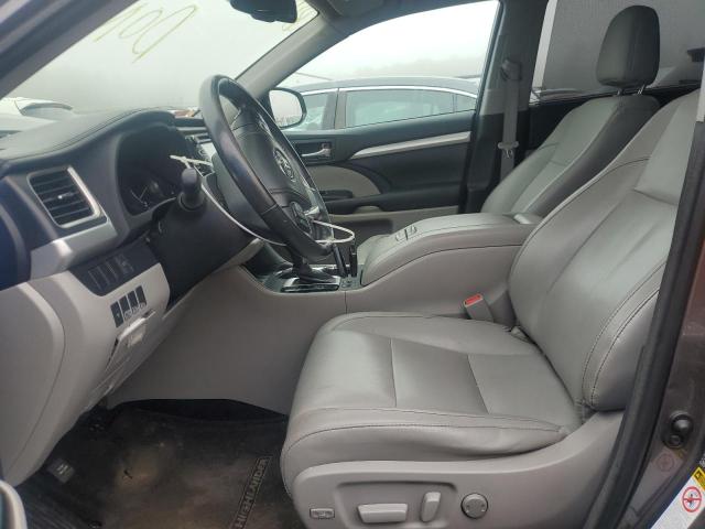 5TDJKRFHXES037657 - 2014 TOYOTA HIGHLANDER XLE GRAY photo 7