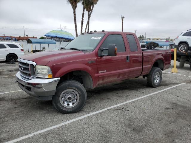 1FTSX31P54EC44253 - 2004 FORD F350 SRW SUPER DUTY MAROON photo 1