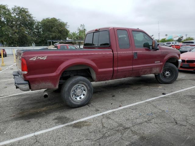 1FTSX31P54EC44253 - 2004 FORD F350 SRW SUPER DUTY MAROON photo 3