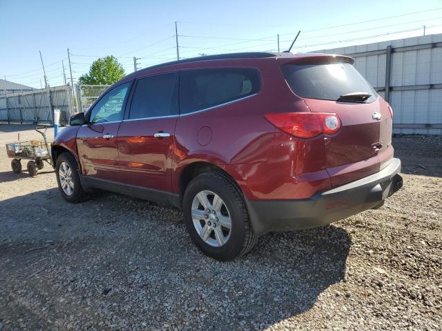 1GNLRGED0AJ232897 - 2010 CHEVROLET TRAVERSE LT RED photo 2