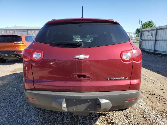 1GNLRGED0AJ232897 - 2010 CHEVROLET TRAVERSE LT RED photo 6