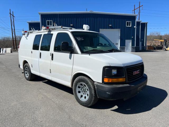 1GTS8AF4XD1181318 - 2013 GMC SAVANA G1500 WHITE photo 1