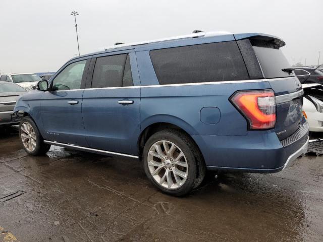 1FMJK1MT7JEA02644 - 2018 FORD EXPEDITION MAX PLATINUM BLUE photo 2