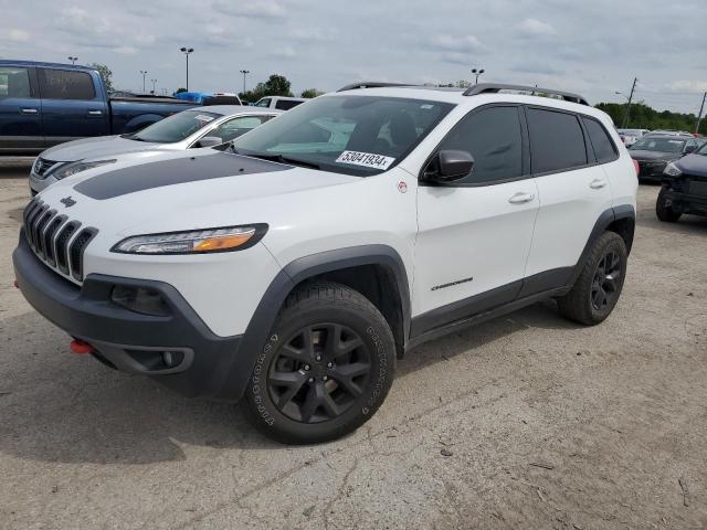 1C4PJMBS0FW756404 - 2015 JEEP CHEROKEE TRAILHAWK WHITE photo 1