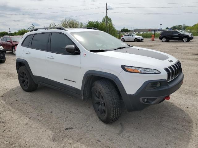 1C4PJMBS0FW756404 - 2015 JEEP CHEROKEE TRAILHAWK WHITE photo 4