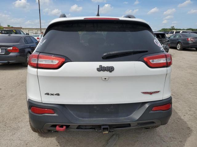 1C4PJMBS0FW756404 - 2015 JEEP CHEROKEE TRAILHAWK WHITE photo 6