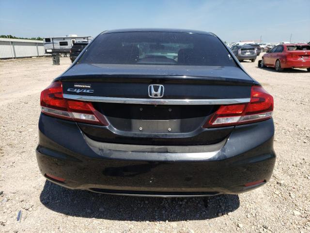 2HGFB2F59DH596361 - 2013 HONDA CIVIC LX BLACK photo 6