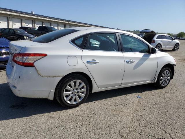 3N1AB7AP6EL650502 - 2014 NISSAN SENTRA S WHITE photo 3