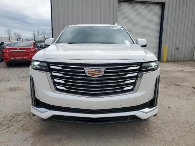 1GYS4MKL2MR175180 - 2021 CADILLAC ESCALADE ESV PREMIUM LUXURY PLATINUM WHITE photo 5