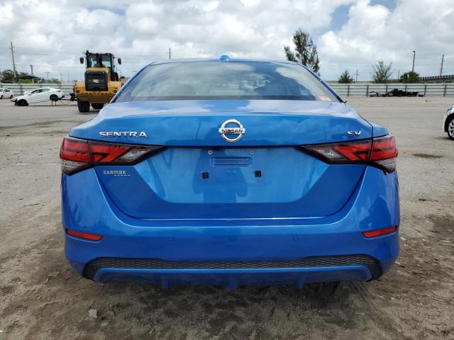 3N1AB8CV0LY213662 - 2020 NISSAN SENTRA SV BLUE photo 6